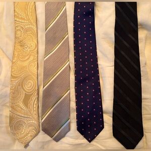 Various silk ties